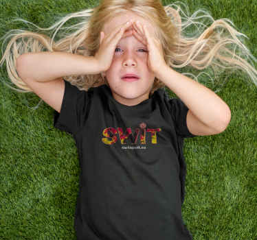 Camiseta SWIT logo Negra - TenVinilo