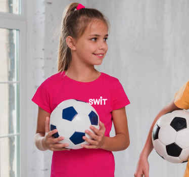 Camiseta SWIT Logo mini rosa - TenVinilo