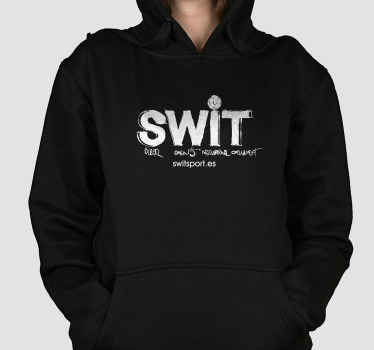 Sudadera SWIT Torneo Negra - TenVinilo