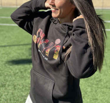 Sudadera SWIT logo negra - TenVinilo