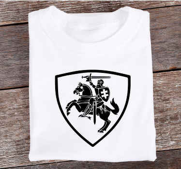 Vytis lietuvos emblema nestandartiniai marškinėliai - „Tenstickers“