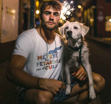 Camiseta métete los petardos por el culo - TenVinilo