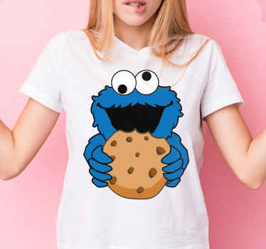 t-shirt personalizada cookie monster - TenStickers