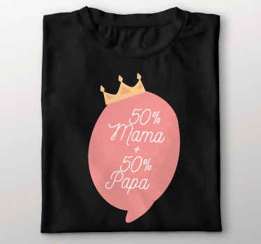 Detská rodičovská kombinovaná detská košeľa - Tenstickers