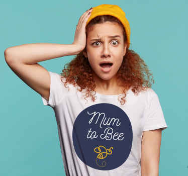 Rolig mamma till bee skjorta - Tenstickers