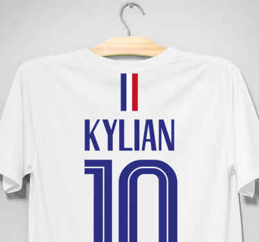 Lacivert futbol kulübü desenli tişörtler - TenStickers