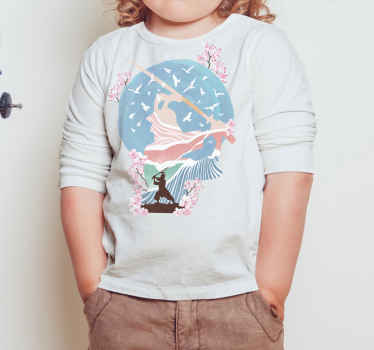 Camiseta personalizada anime fighter art japonés - TenVinilo