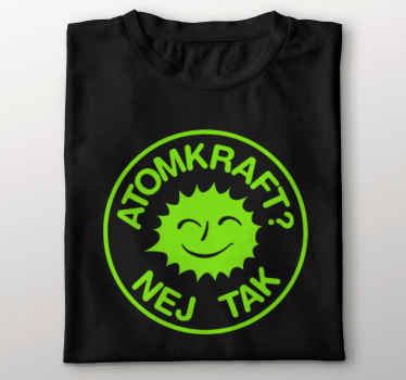 Nej tak til atomkraft custom t-shirt - TenStickers