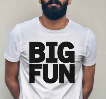 Camiseta gran declaración divertida - TenVinilo