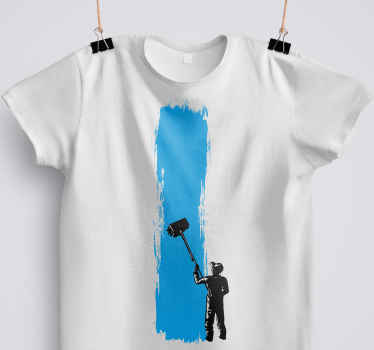 Pintura em processo de camisa "estilo contemporâneo" - TenStickers