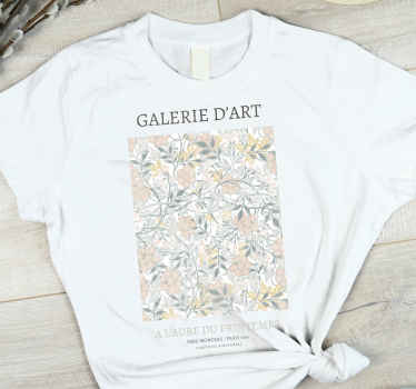 T-shirts galerie d'art florale - TenStickers