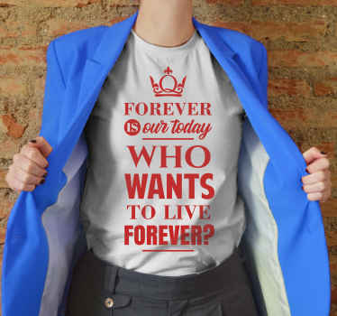 "wer will ewig leben" individuelles T-Shirt - TenStickers