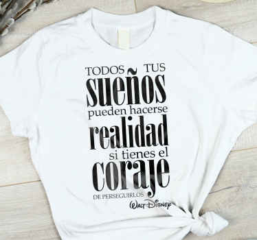 Los sueños se hacen realidad camiseta personalizada - TenVinilo