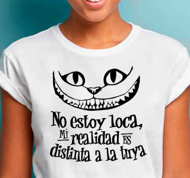 No estoy loca camiseta personalizada - TenVinilo