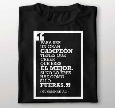 Muhammad ali camiseta personalizada - TenVinilo
