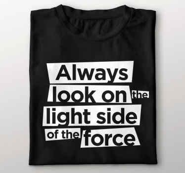 Camiseta personalizada "look on the light" - TenVinilo