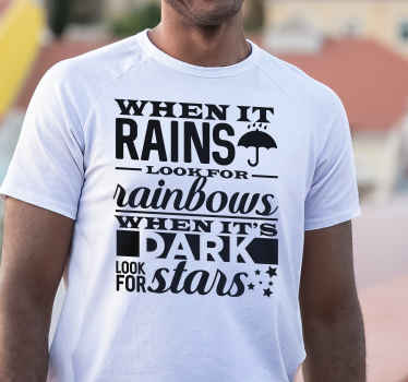 Hledat duhy motivace vlastní tričko - TenStickers