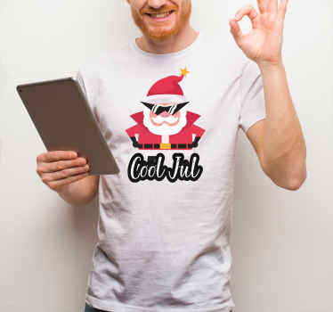 Fed julemand jule juletrøje - TenStickers