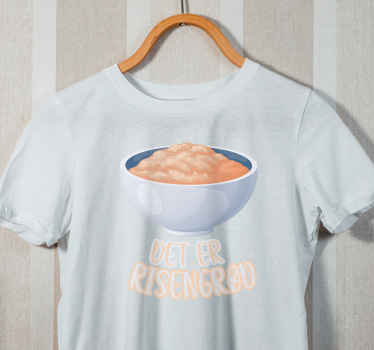 Det er risengrød juleskjorte - TenStickers