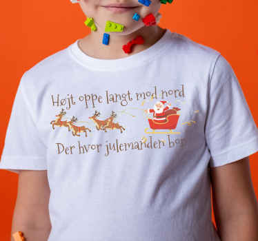 Langt mod nord, hvor julemanden bor juletrøje - TenStickers