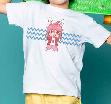 Chibi anime tasarım özel tişört - TenStickers