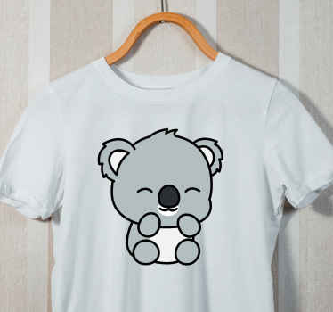 Schattig koala beer op maat t-shirt - TenStickers