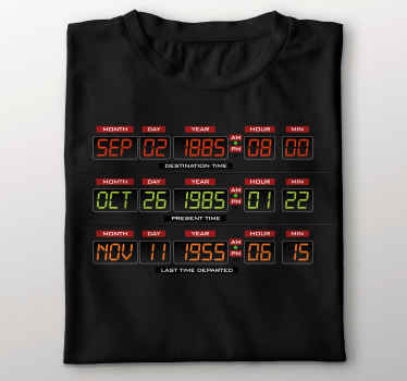 Circuitos de tiempo muestran bttf camiseta personalizada - TenVinilo