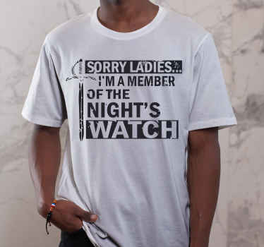 Medlem av nattevakten tilpasset t-skjorte - Tenstickers