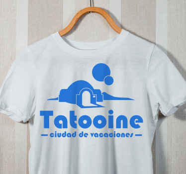 Camiseta personalizada tatooine hollidays city - TenVinilo