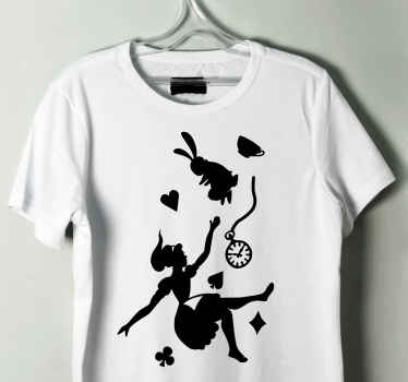 Alicia falling custom t-shirt - TenStickers