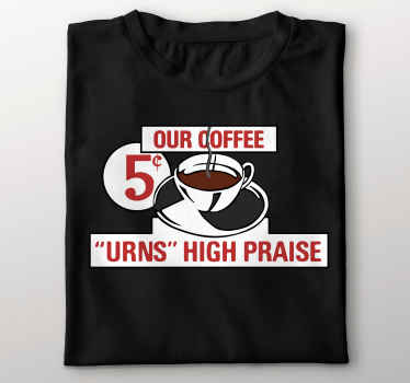 Regreso al futuro letrero de café camiseta personalizada - TenVinilo