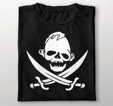 海盗树懒定制t恤 - TenStickers