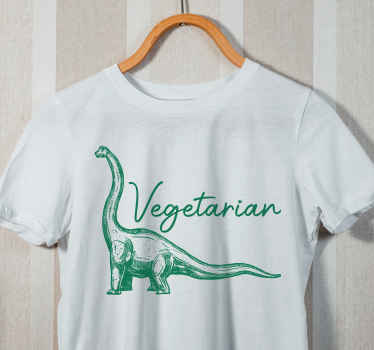Vegetarian Dino custom t-shirt - TenStickers
