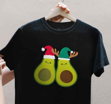 Camiseta personalizada de navidad de aguacate - TenVinilo