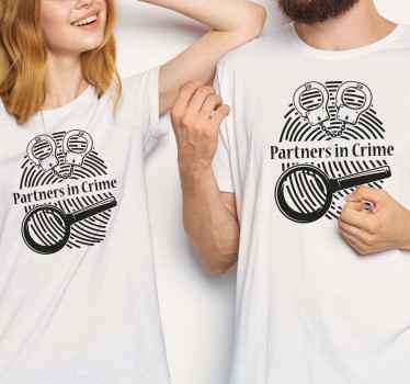 Matching partners in crime  Couple t shirts - TenStickers