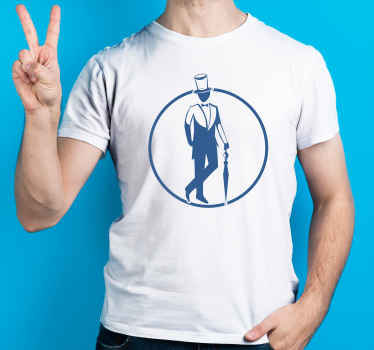 Camiseta personalizada del lado de la luz del hombre en la luna - TenVinilo