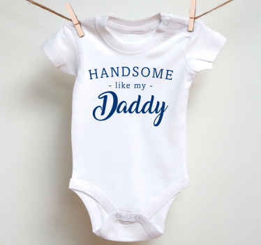 Camiseta bebé Texto orgulloso de los padres - TenVinilo