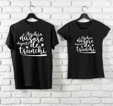 Tricou tata si fiu aschia nu sare departe - TenStickers