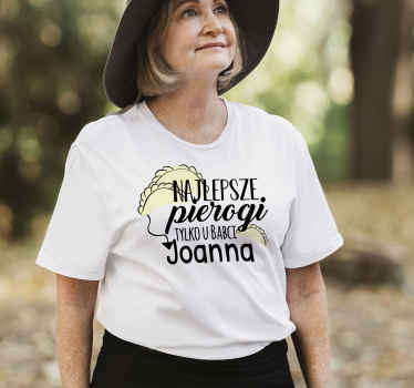 Koszulka z imieniem najlepsze pierogi - TenStickers