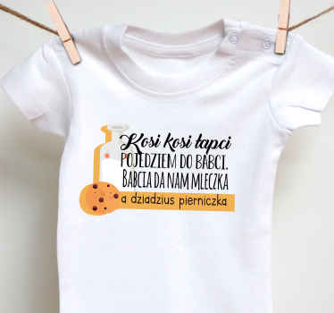 Koszulka dziecięca „kosi kosi lapci” - TenStickers