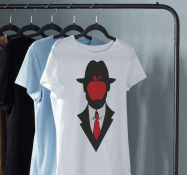 T-shirt appel man silhouet - TenStickers