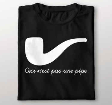 T-shirt Ceci n'est pas une pipe - TenStickers