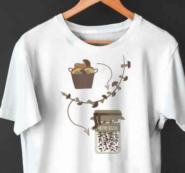 Koszulka Suszone grzyby - TenStickers