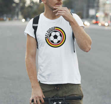 T-shirt football Belgique - TenStickers