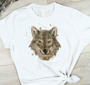 t-shirt personalizada lobo ibérico - TenStickers