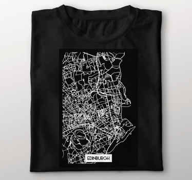 Edinburgh Topographic Map custom t-shirt - TenStickers