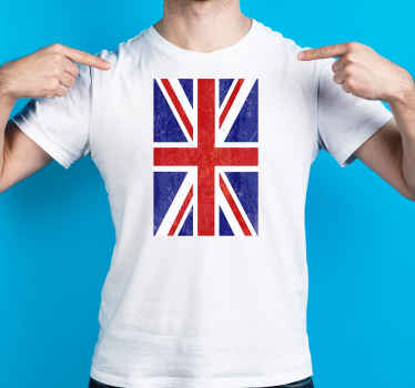 Union Jack Flag design t-shirt - TenStickers