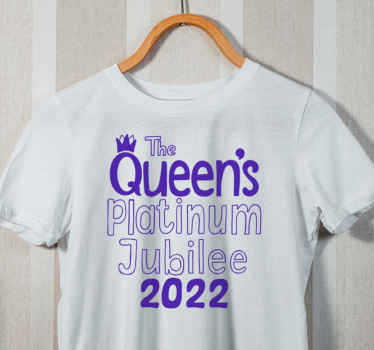 Jubilee Union Jack custom t-shirt - TenStickers