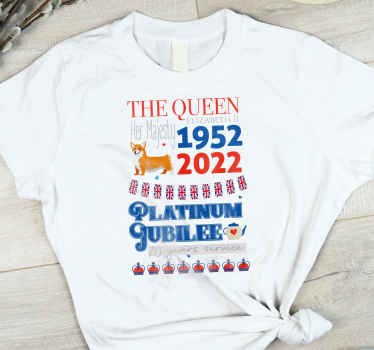 Platinum Jubilee Art custom t-shirt - TenStickers