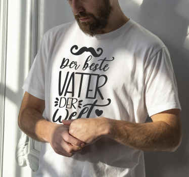 Der beste Vater der Welt Shirt - TenStickers